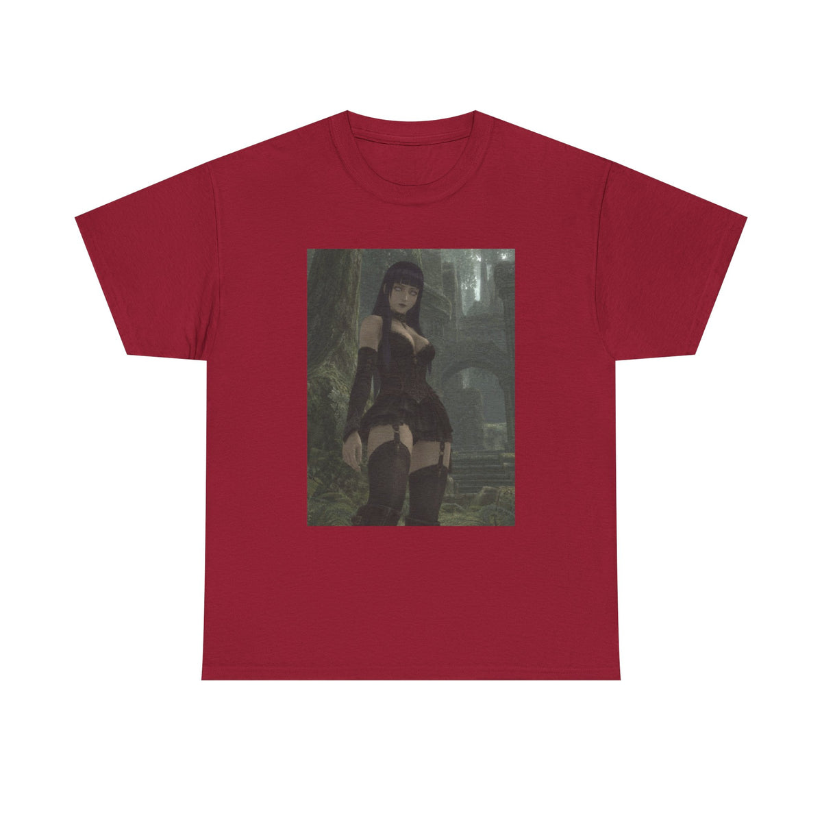Gothic Byakugan Maiden In Ancient Ruins Tee