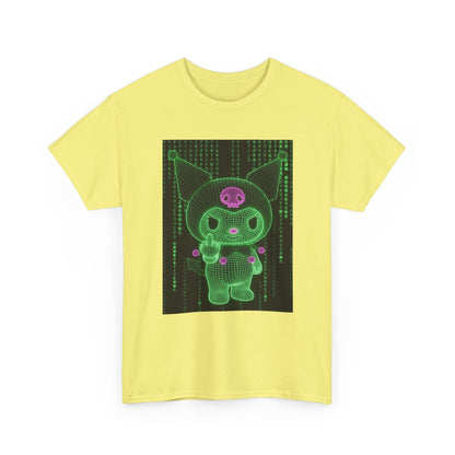 Wireframe Kuromi Flipping The Bird Tee