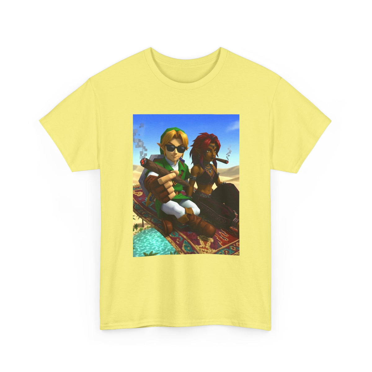 Link and Urbosa Hotbox Magic Carpet Tee