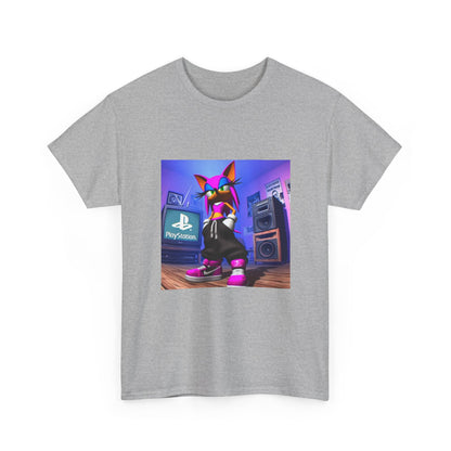 Pink Sonic-Style Character In Y2K Drip