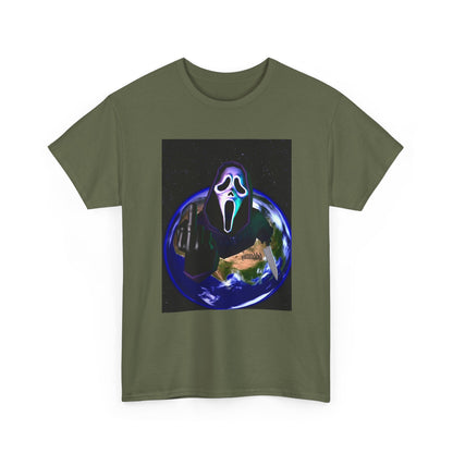 Ghostface Flipping Off The Earth Tee