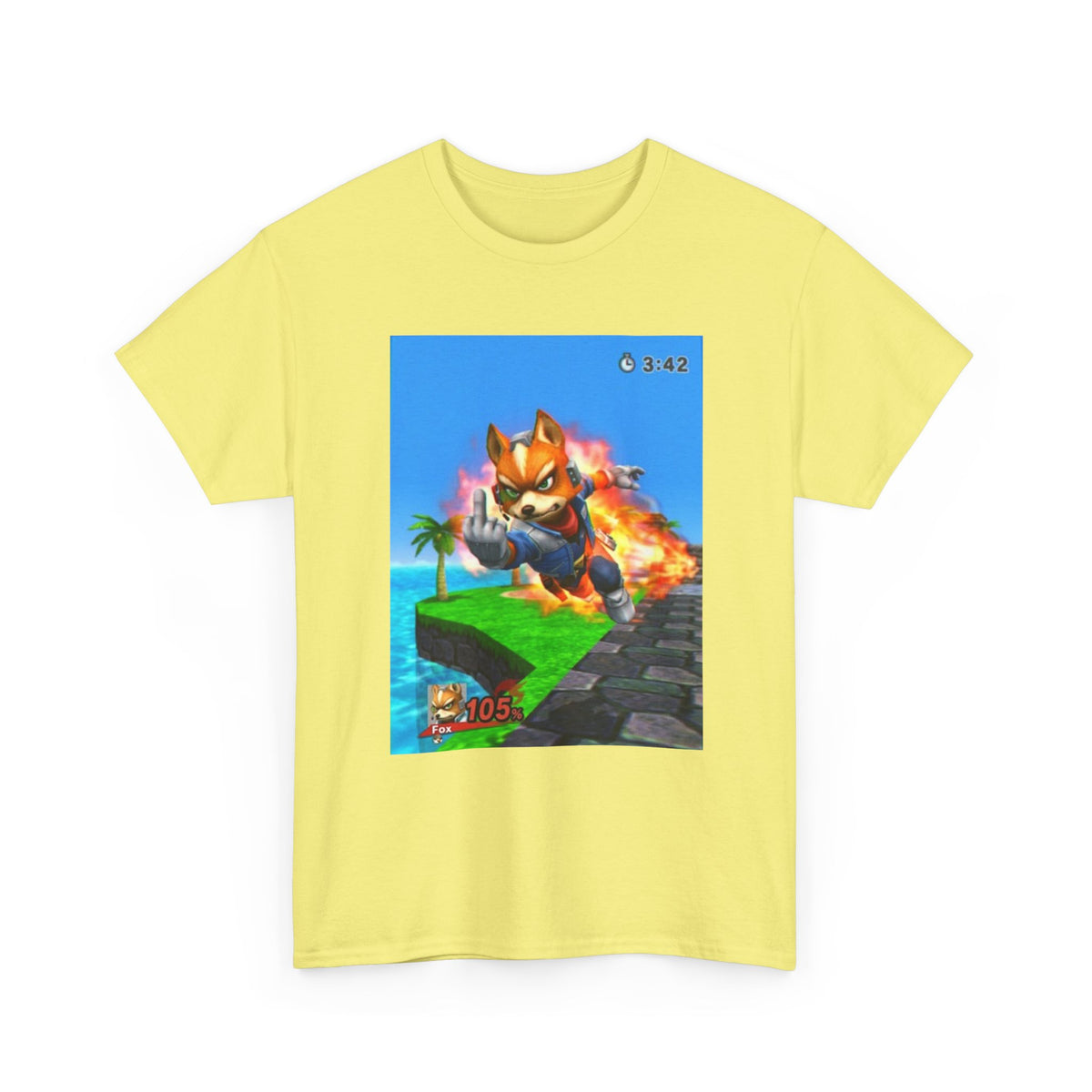 Fox McCloud Flipping The Bird Tee