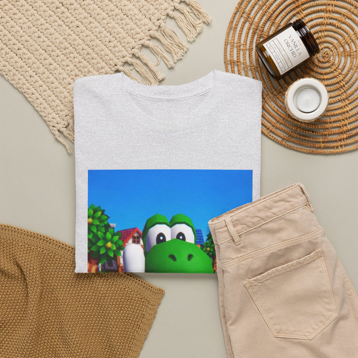 Yoshi Giving The Finger Tee (Design 6)