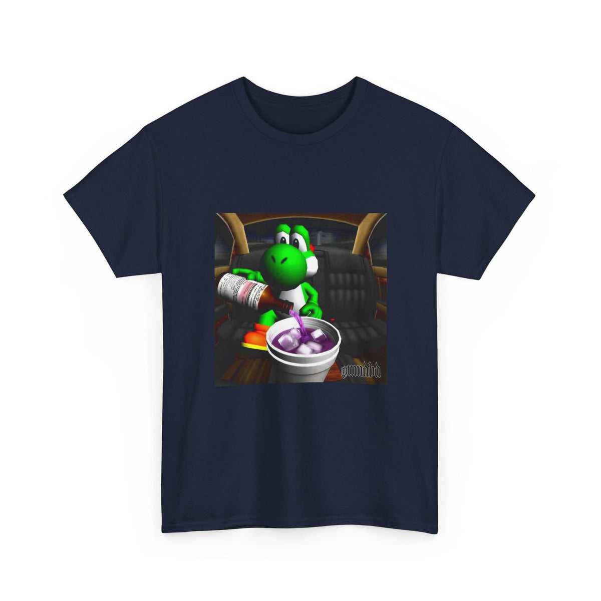 Yoshi Pouring Up Lean In A Car