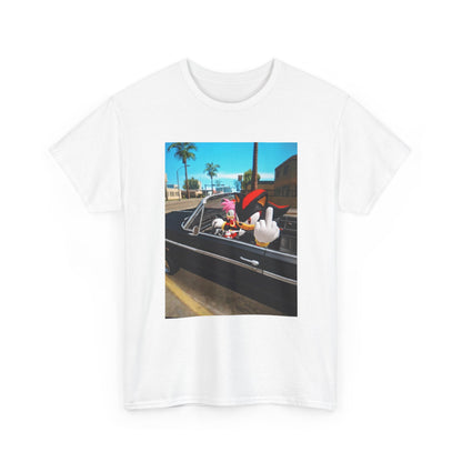 Shadow The Hedgehog Driving With Attitude Tee