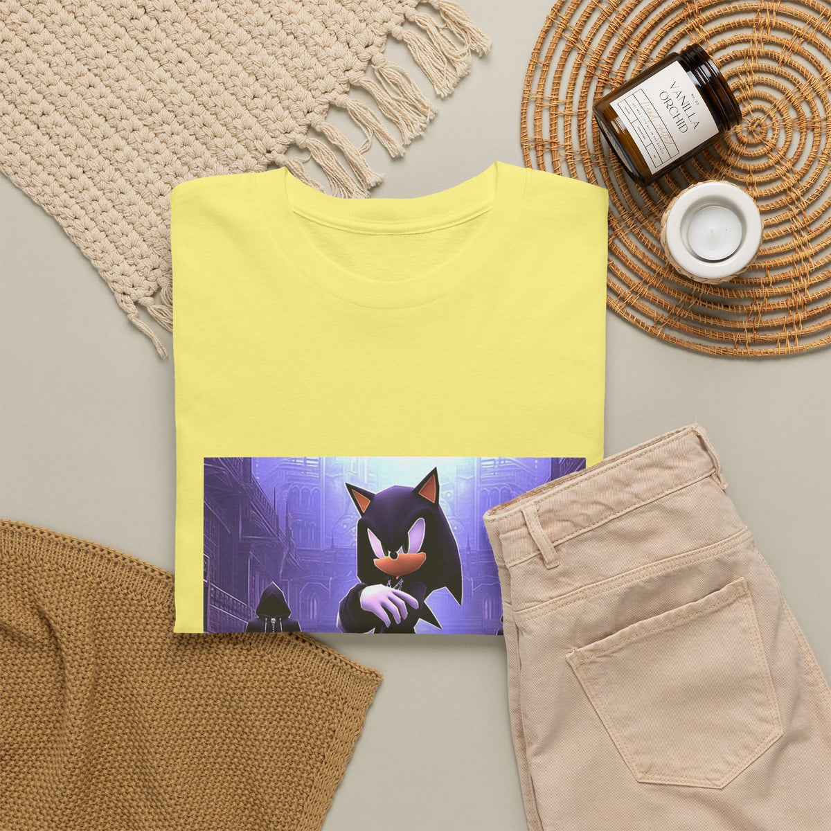 Dripped Abstract Design Tee