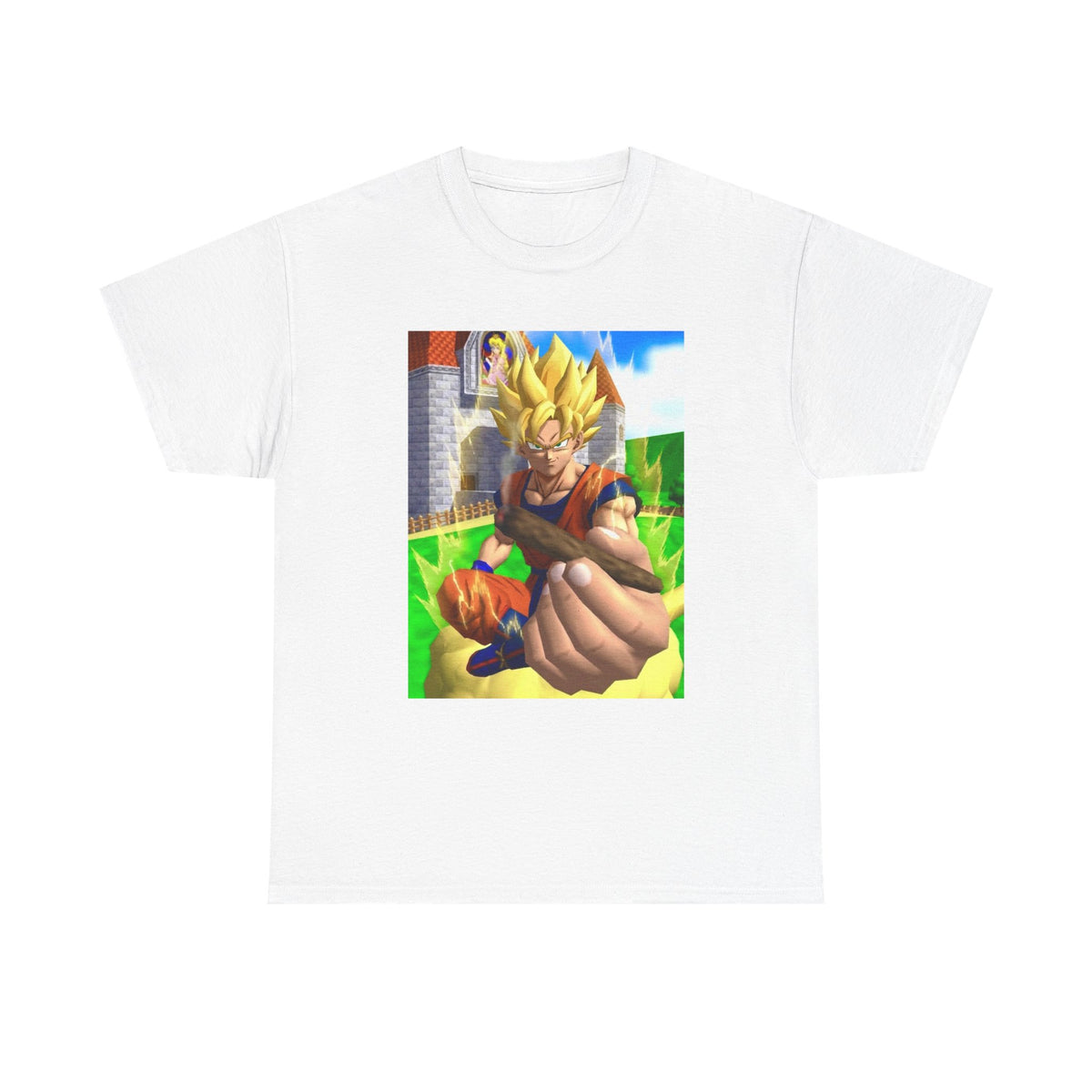 Super Saiyan Goku Holding A Blunt Tee