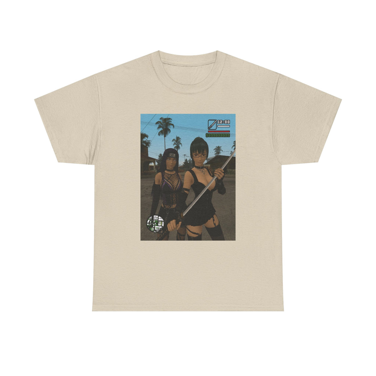 GTA-Inspired Girls With Katanas Tee