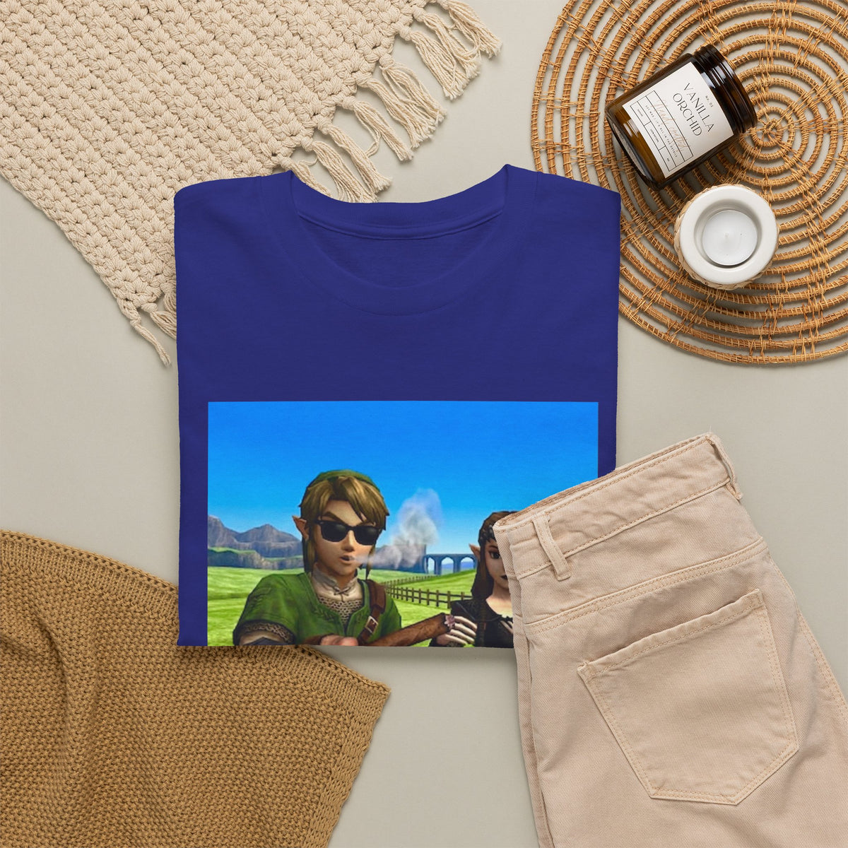 Link And Zelda Passing A Blunt Tee