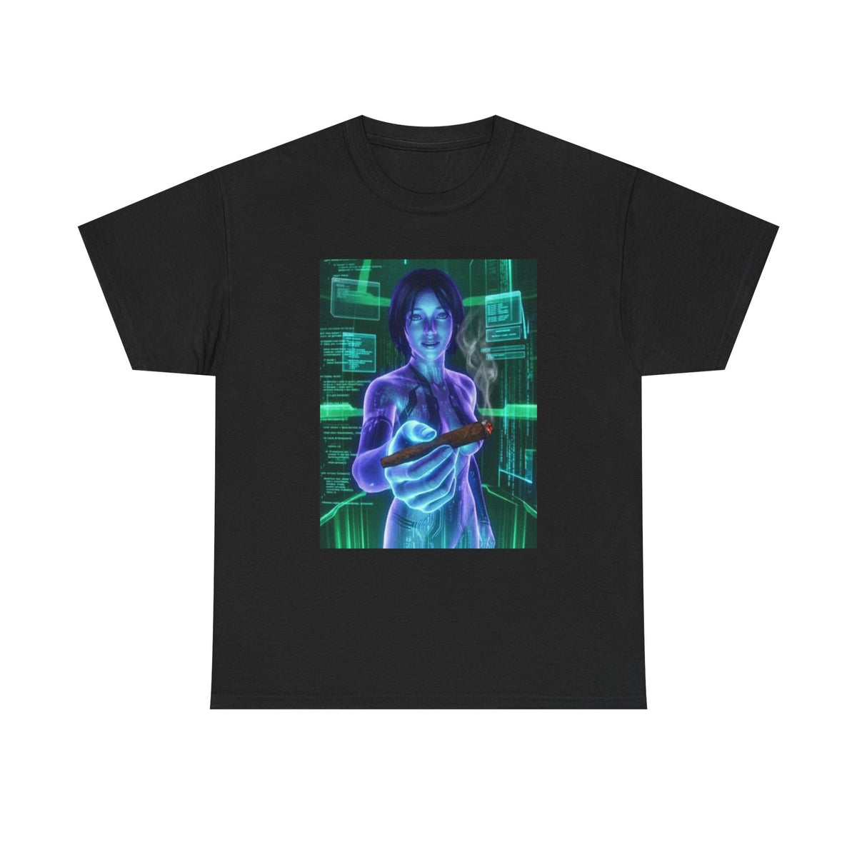 Hologram Goddess Offering You A Blunt