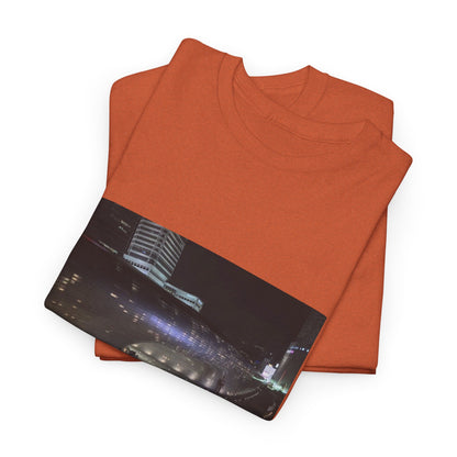 Space Station Floating Above Earth Tee
