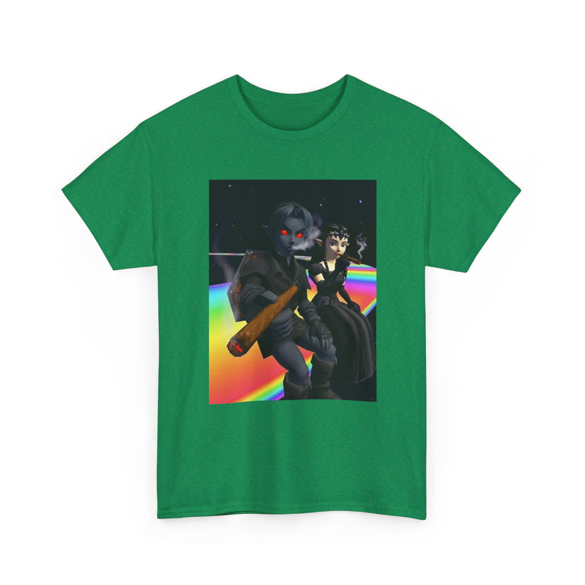 Dark Link And Princess Zelda Blazing Tee