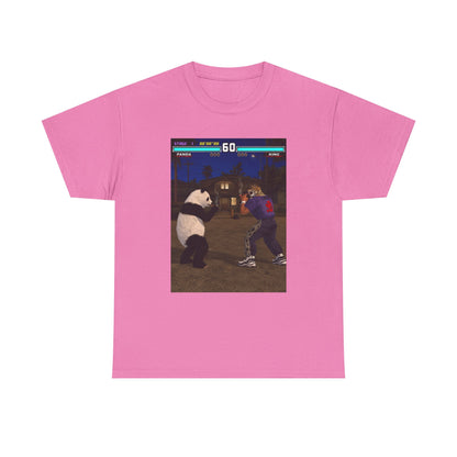 Panda And King Smoking Cigars Street Fight Tee