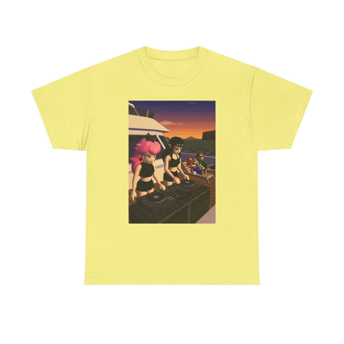 N64 Waifus DJ Yacht Party Tee