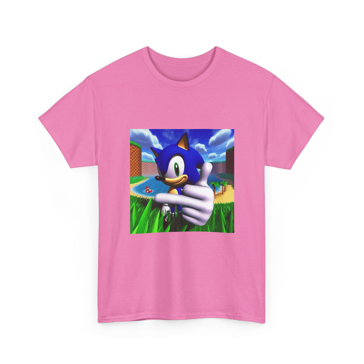 Sonic Giving Thumbs Up With Mario