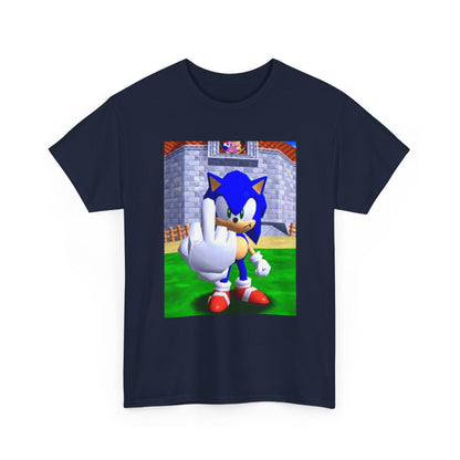 Sonic Flipping Off In The Castle Grounds
