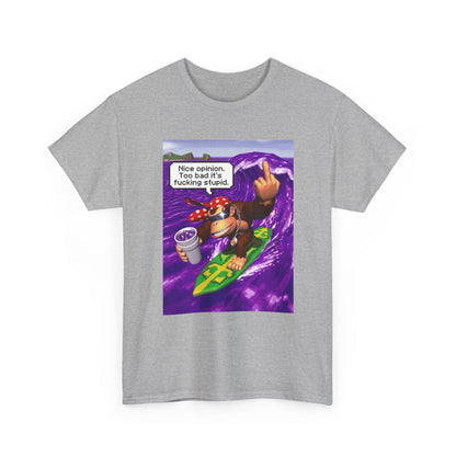 Donkey Kong Surfing Purple Wave Middle Finger