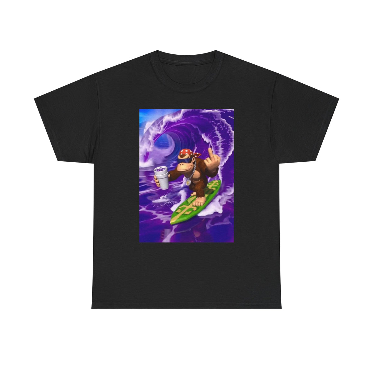 Lit Surf Monkey F*** Off Tee