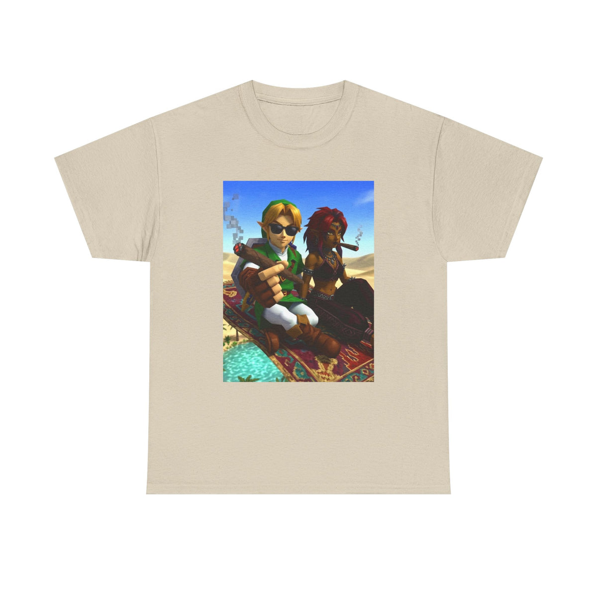 Link and Urbosa Hotbox Magic Carpet Tee