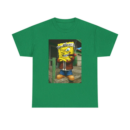 Gangster Sponge Winking and Smoking