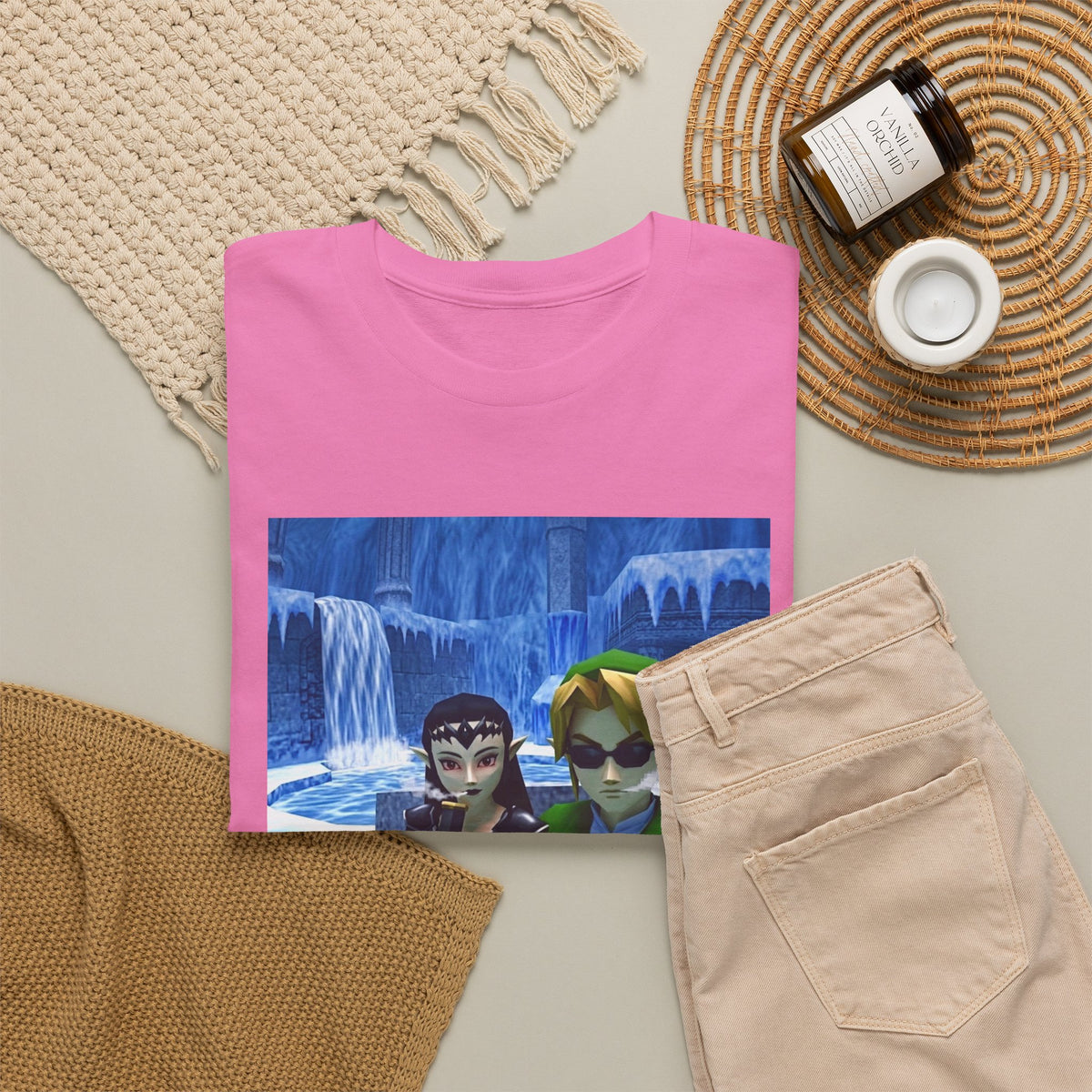Goth Zora And Link Chilling Icy Plateau
