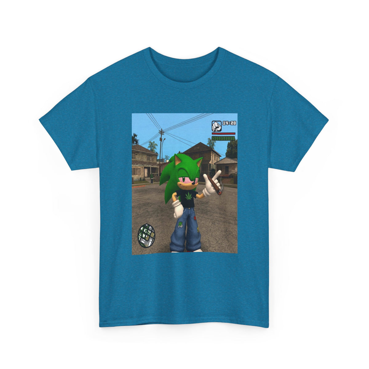 Green Hedgehog Smoking Blunt In San Andreas
