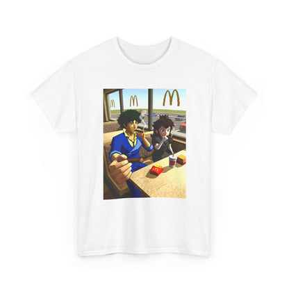 Spike Spiegel And Bowser Jr. Smoking Tee