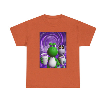 Yoshi And Dry Bones Sippin' Purple
