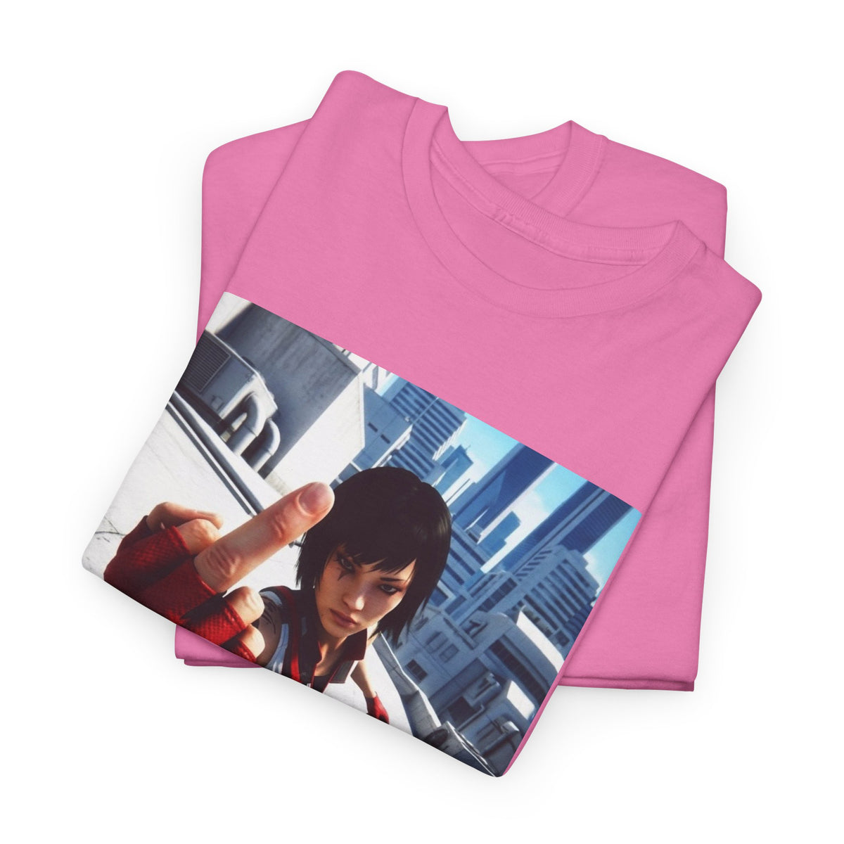 Faith Connors Flipping The Bird Rooftop Tee