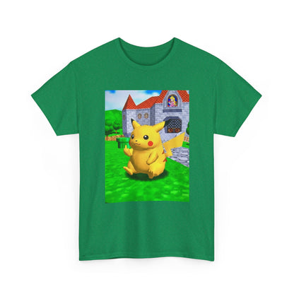 Pikachu Flipping The Bird At Peach's Castle