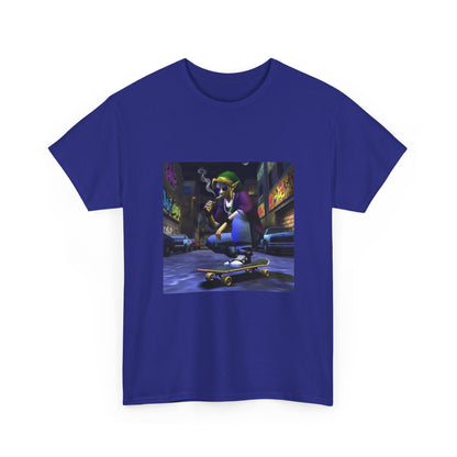Skater Link Smoking In Gritty Alley Tee