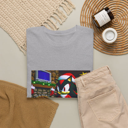 Shadow The Hedgehog Christmas Drip Tee