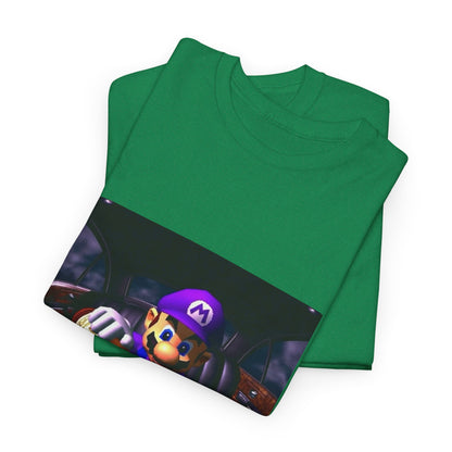 Waluigi Pouring Purple Drank In Limo Tee