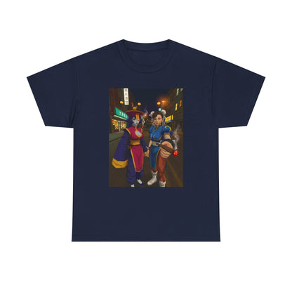 Hsien-Ko And Chun-Li Sharing Blunts Tee