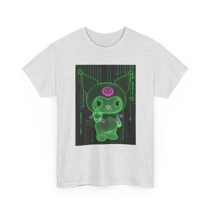 Wireframe Kuromi Flipping The Bird Tee