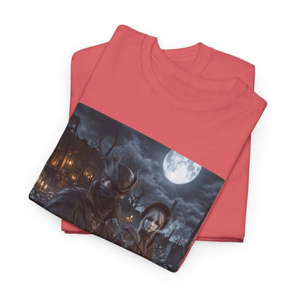 Hunters Smoking Under Moonlight