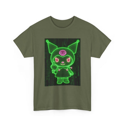 Kuromi Flipping The Bird Matrix Tee