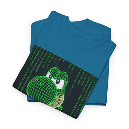 Wireframe Yoshi Flipping The Bird Tee