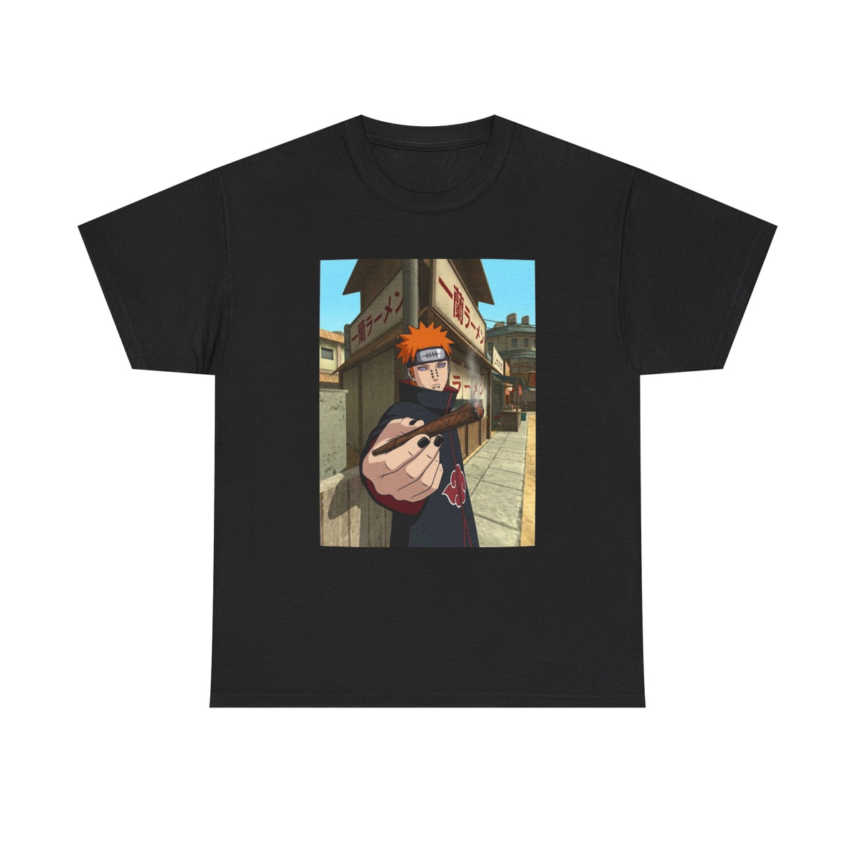 Pain Smoking A Blunt In Konoha Tee