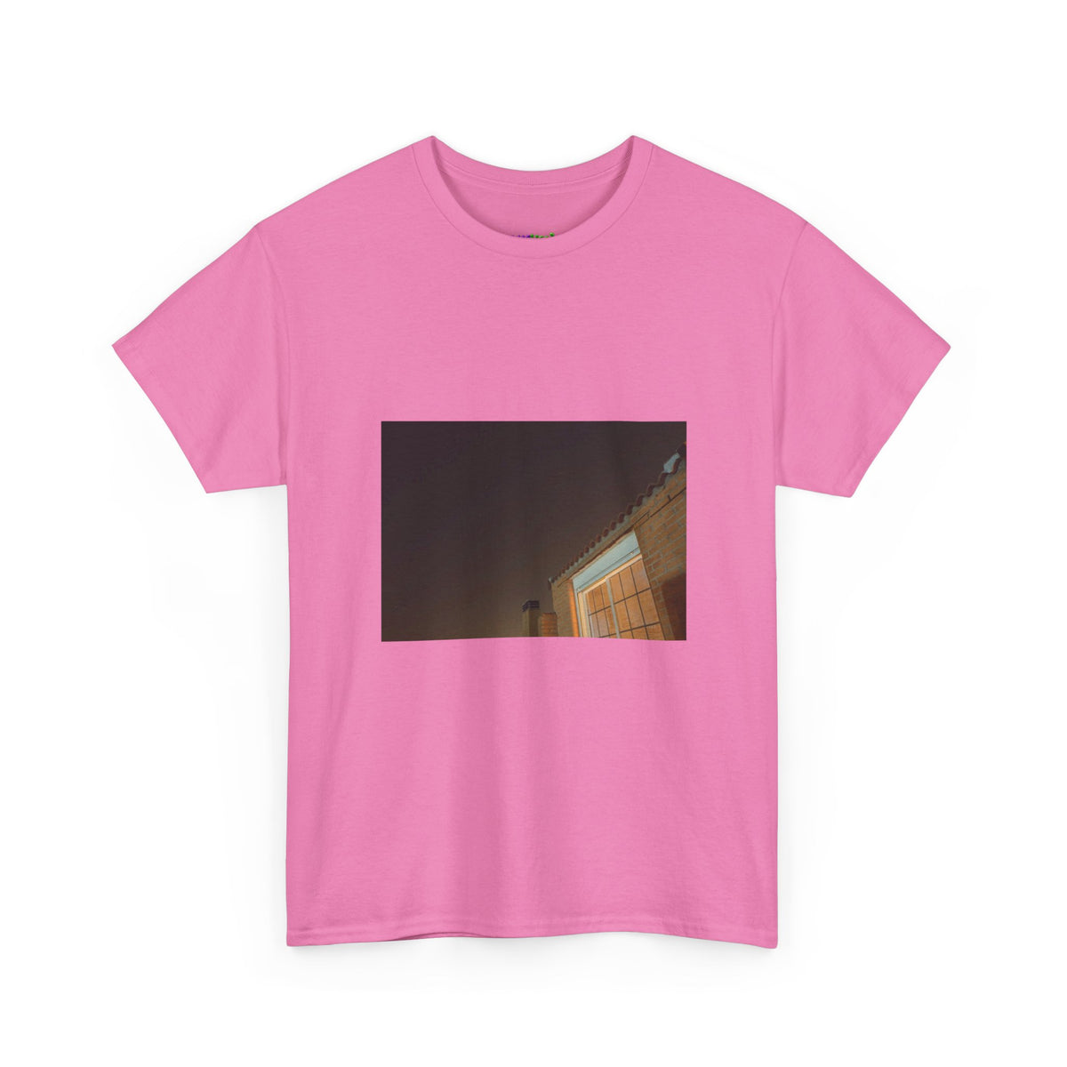 Neon Leaf Whisper Graphic Tee