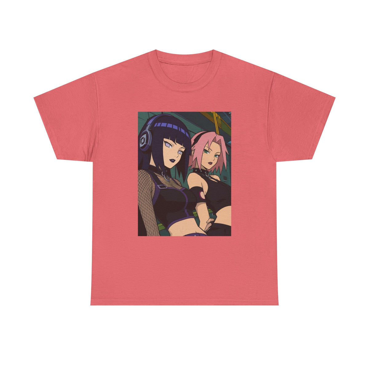 Goth Hinata and Sakura Anime Duo