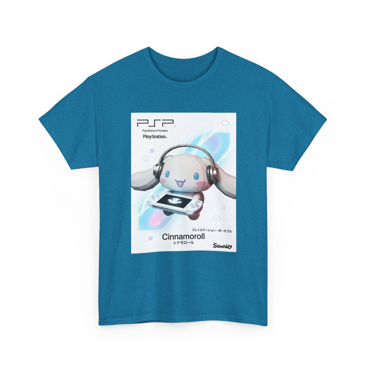 Cinnamoroll Gaming With Headphones On PSP