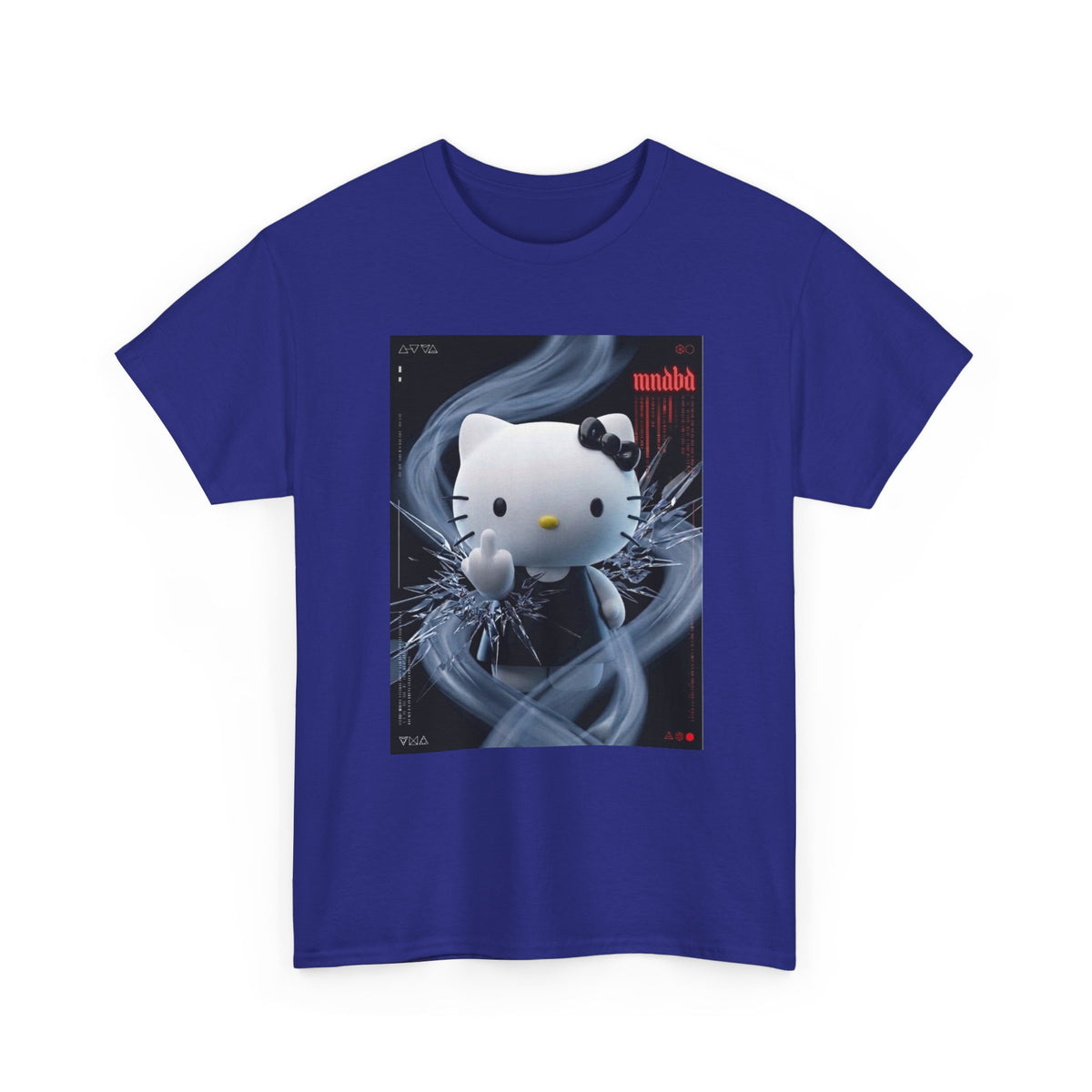 Edgy Hello Kitty Giving Middle Finger Tee