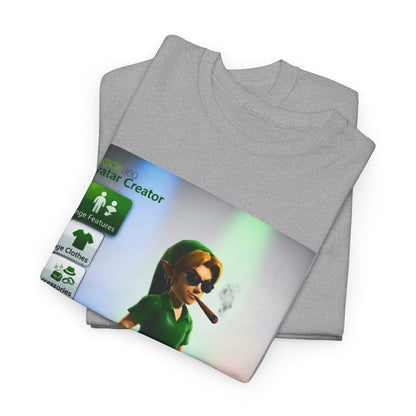 Xbox Avatar Link Smoking Blunt Tee