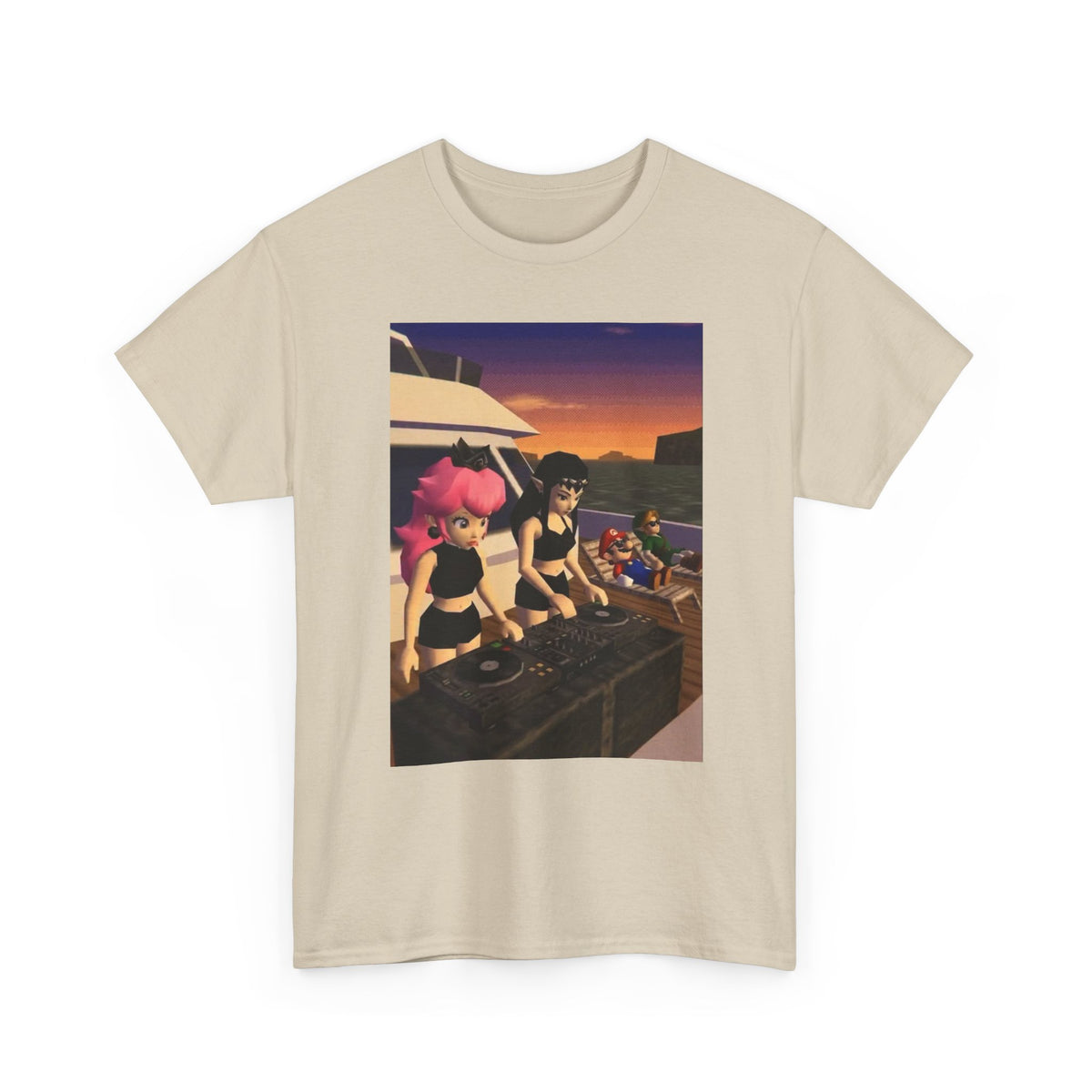 N64 Waifus DJ Yacht Party Tee