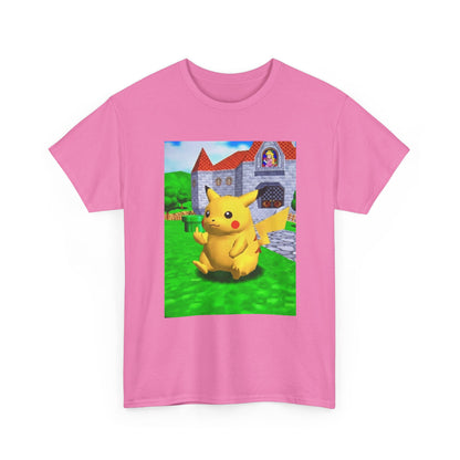 Pikachu Flipping The Bird At Peach's Castle