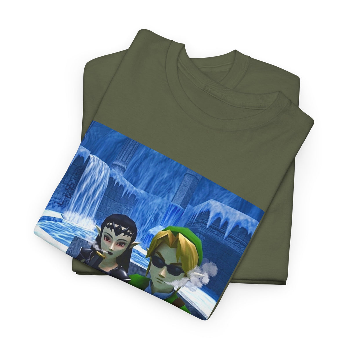 Goth Zora And Link Chilling Icy Plateau