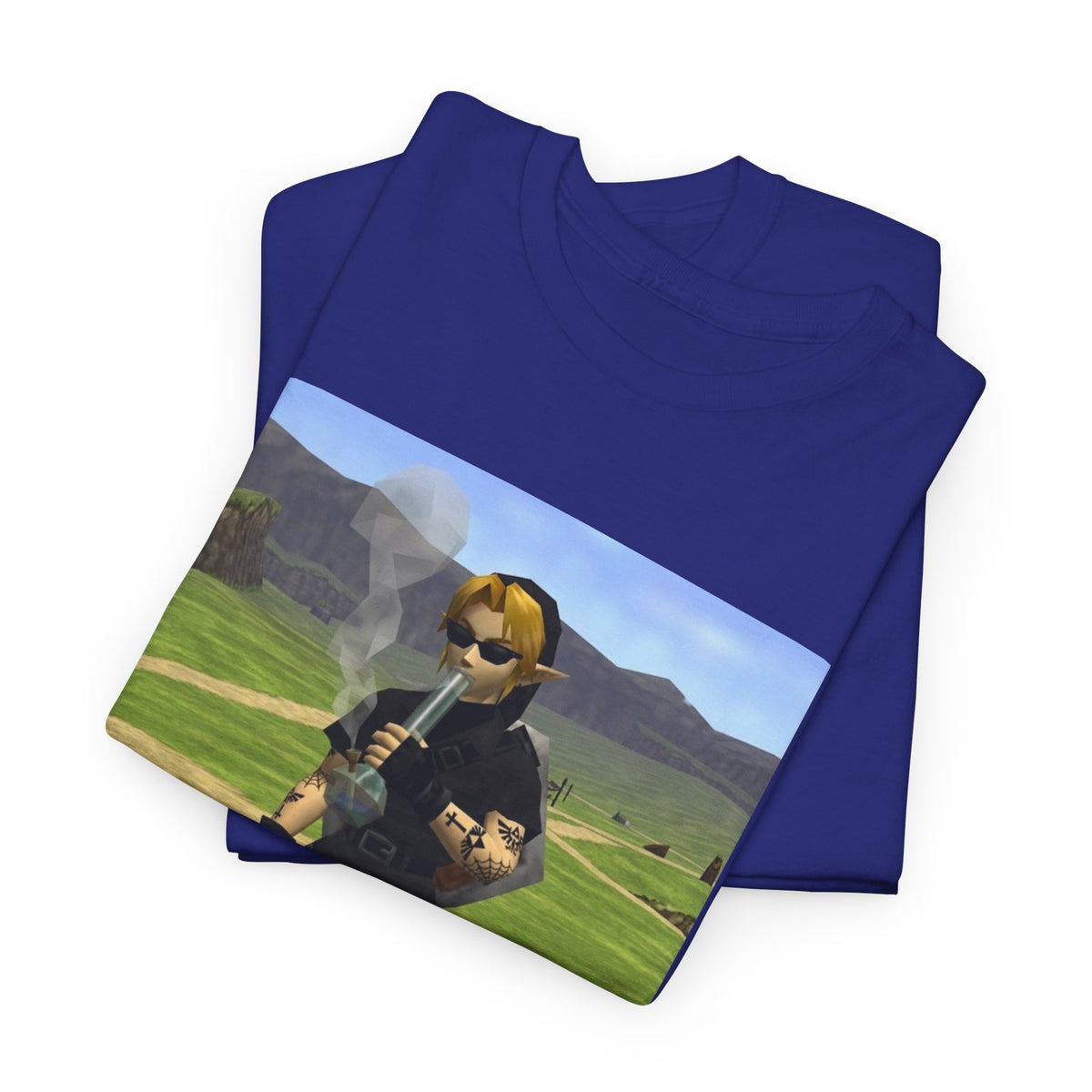 Edgy Dark Link Bong Hit Tee