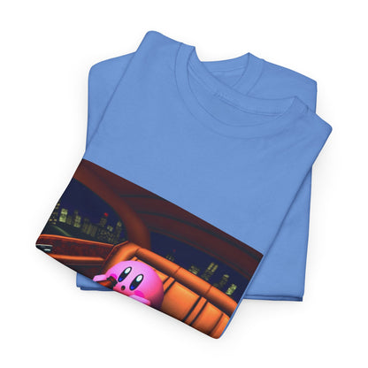 Kirby Sipping Lean In The Car Tee