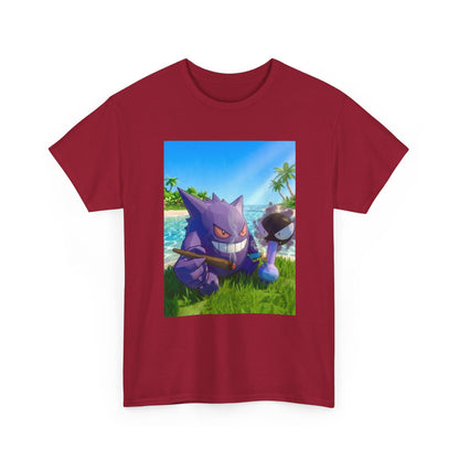 Gengar And Gastly Chilling On Beach Tee